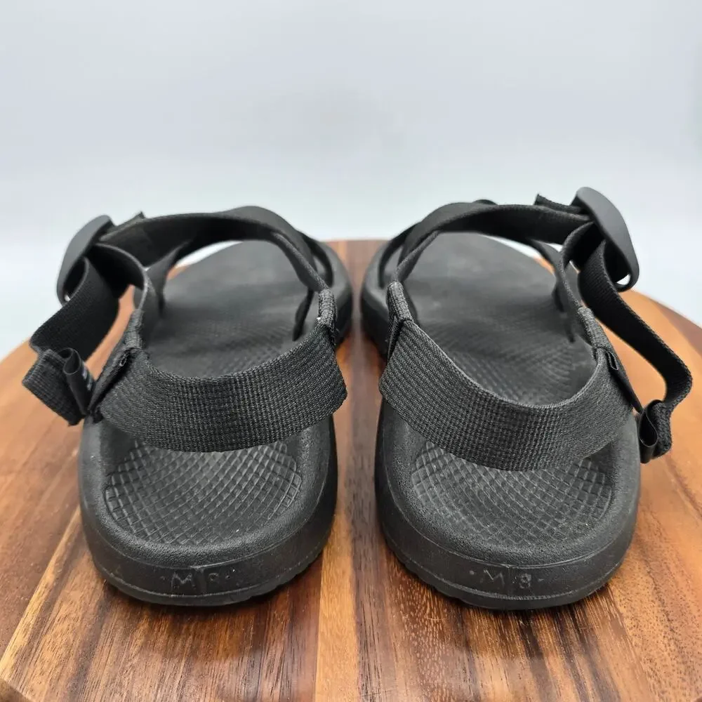 Chaco ZCloud Sandals Mens 8 Black Classic Strappy Adjustable Sport Outdoor